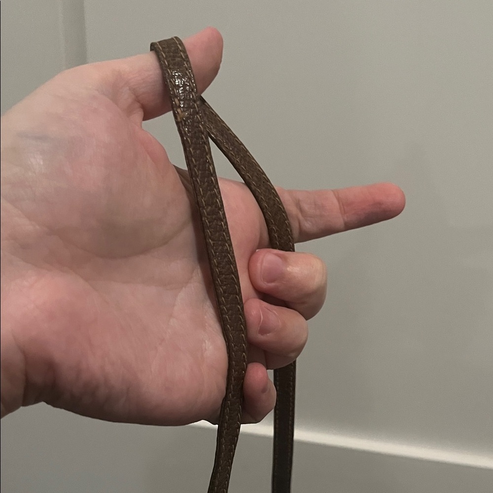 Gucci Brown and Tan GG Monogram Crossbody Bag **Accessory Collection RARE** - Picture 9 of 12